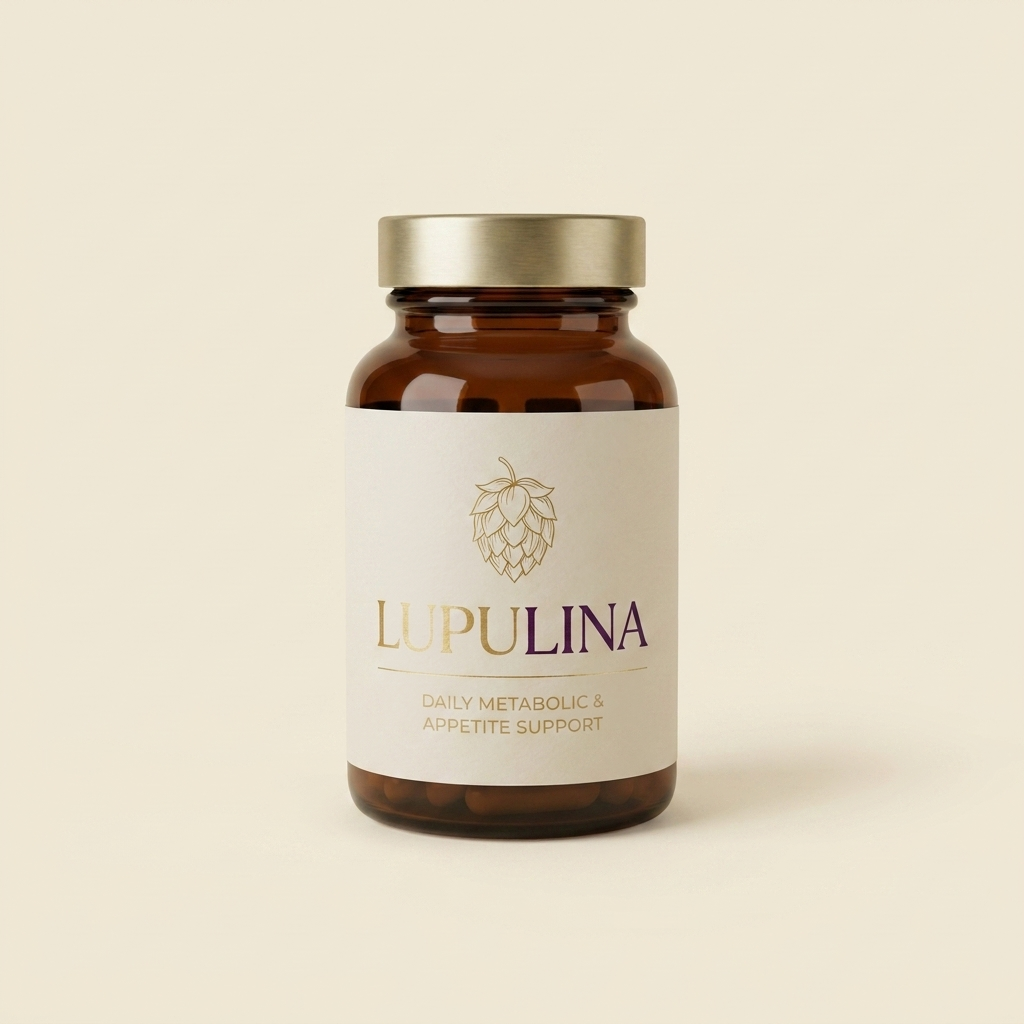 Lupulina bottle — studio